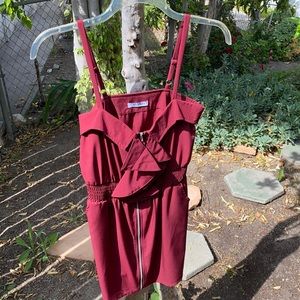 Burgundy Dress
